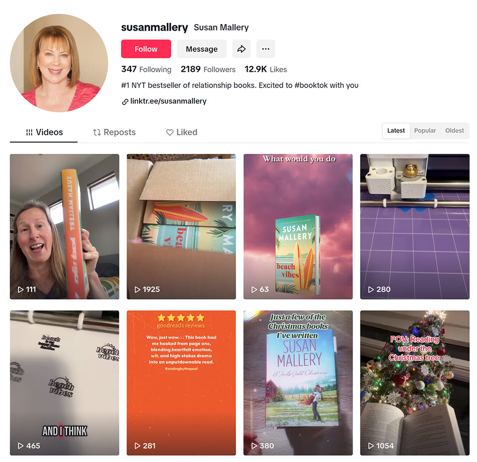 Connect with Susan on Tiktok